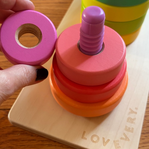 Colorful Stacking and Sorting Toy Set - Picture 3 of 5
